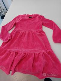 abito velluto ovs 8-9 anni