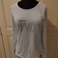 Maglia Armani Jeans elasticizzata manica lunga 