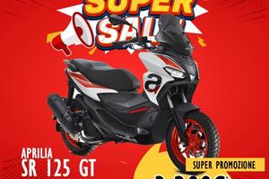 SUPER PROMO APRILIA SR 125 GT TUO A 3.290€ E 4 ANN