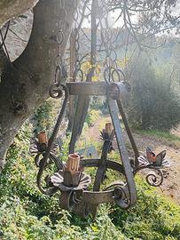 LAMPADARIO IN FERRO