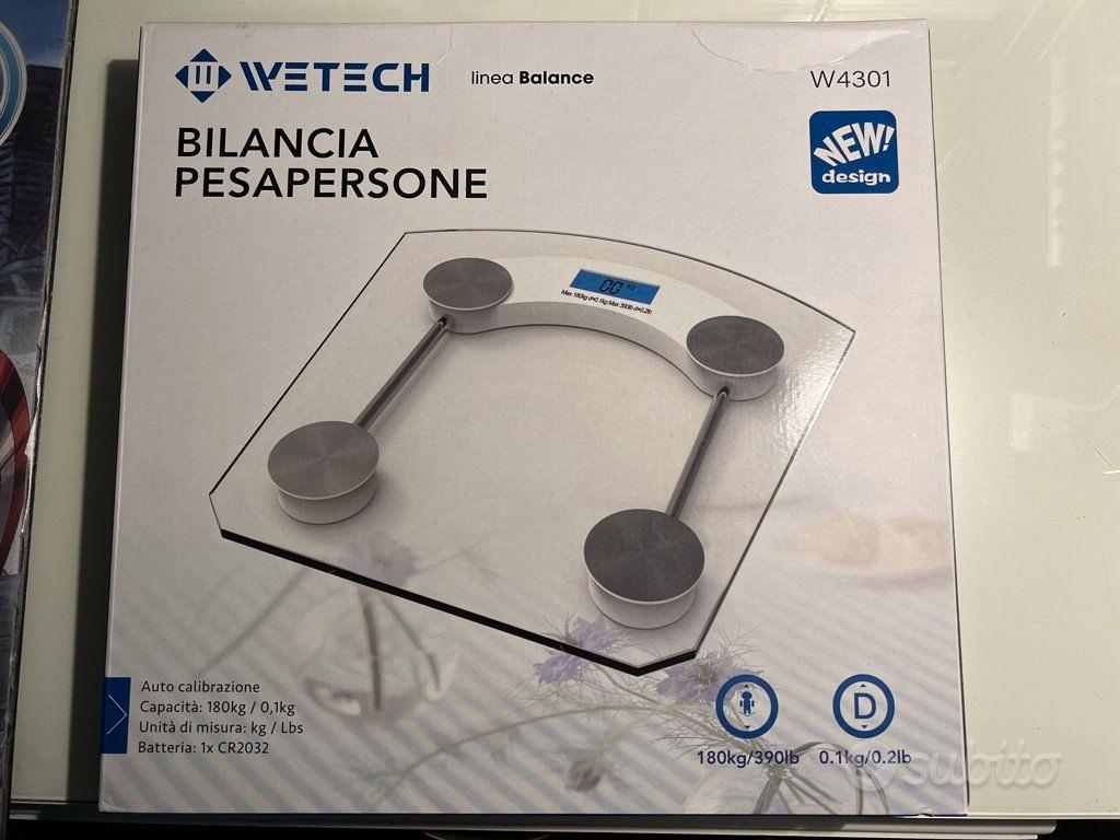 Bilancia pesapersone digitale WETECH, nuova - Elettrodomestici In vendita a  Parma