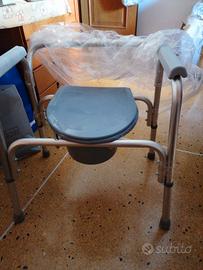 sedia multifunzione da bagno