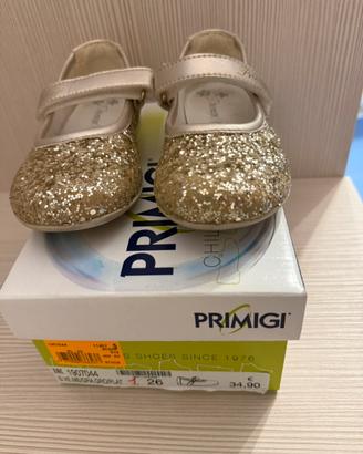 Ballerine dorate Primigi n26 usate ma tenute bene