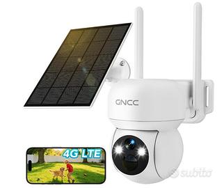 4G LTE Telecamera Esterno Solare con SIM, Rilevame