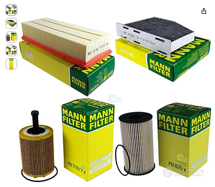 Kit tagliando Audi/Golf 2.0 TDI completo 4 filtri