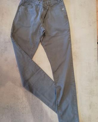 Pantaloni a sigaretta grigi H&M
