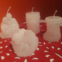 Decorazione natalizia, 4 candele decorative