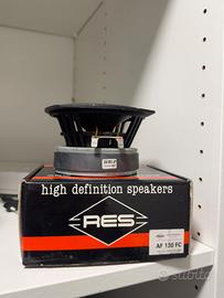 Coppia midwoofer RES AF 130 FC - Fibra di carbonio