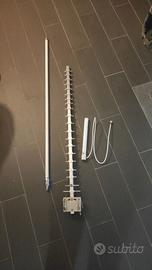 3 Antenne Wi-Fi 2,4Ghz, 2 omdirezionali + 1 Yagi