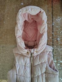 Giacca imbottita smanicata da bambina