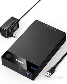UGREEN Case Esterno Hard Disk 3.5" UASP 5Gbps