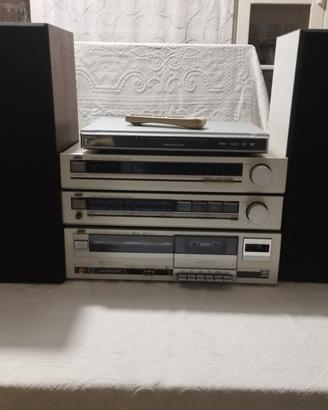 Impianto Stereo Hi-Fi JVC Vintage anni 80