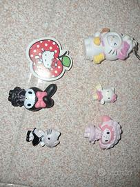 set giochi per bambine statuette san Rio 