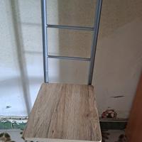 HAKU Möbel Sedia appendiabiti in acciaio tubolare