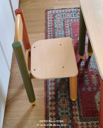 TAVOLINO CON SEDIE PER BAMBINO