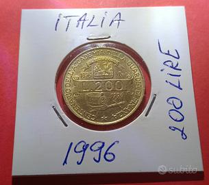 Italia 200 lire 1996