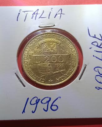Italia 200 lire 1996