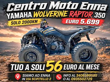 Quad Yamaha Wolverine (Raptor) 350 - 2009 Solo 200