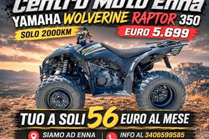 Quad Yamaha Wolverine (Raptor) 350 - 2009 Solo 200