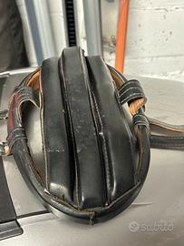 Caschetto in cuoio vintage