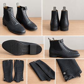 Tucci- Stivaletti e ghette equitazione taglia 35