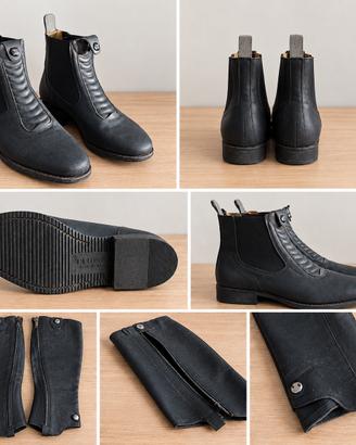 Tucci- Stivaletti e ghette equitazione taglia 35