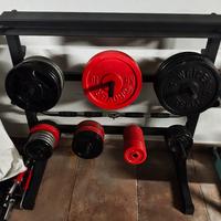 Rastrelliera con dischi 