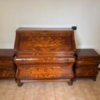 Mobile in legno a ribalta/ scrittoio antico