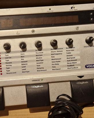 Pedaliera voce Digitech Vocalist live 4