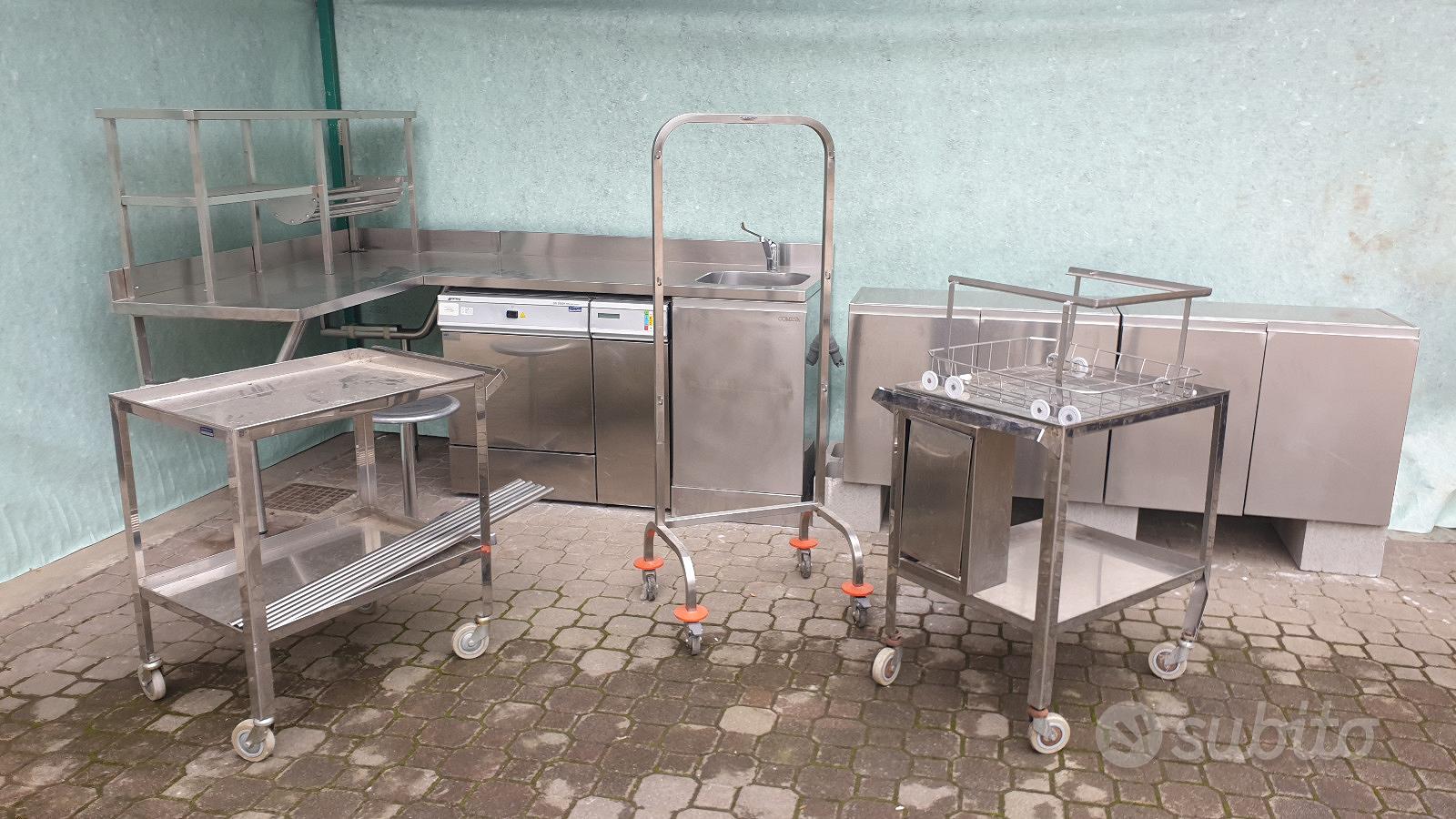 Mobili CUCINA INDUSTRIALE in acciaio INOX - Arredamento e Casalinghi In  vendita a Bergamo
