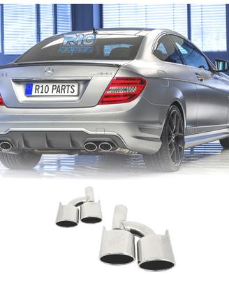 TERMINALI SCARICO MERCEDES W204 08-14 LOOK C63 CRO