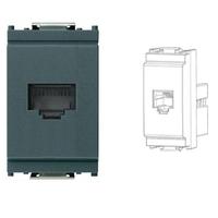 Vimar 16335 - Presa RJ11 grigia per placche IDEA