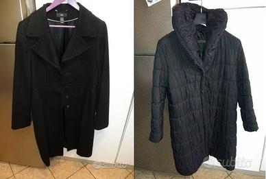 Cappotto H&M e Piumino donna, tg XL