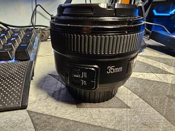 Yongnuo 35mm f2.0 attacco Nikon 