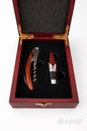 Set Vino Professionale in Elegante Scatola  Legno