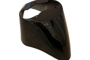 Parafango Anteriore Zip 2t/4t Nero Lucido Nuovo