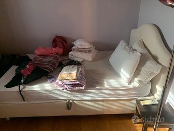 Flou Magnolia singolo letto contenitore