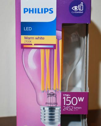 💡 Philips LED lampadina filamento E27 17W 150W
