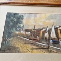 Cornice con quadro vintage