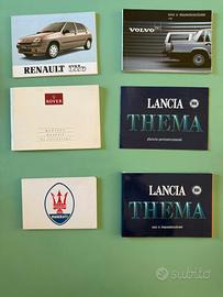 Libretti uso e manutenzione assortiti