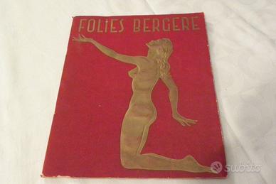 BROCHURE "FOLIES BERGERE" PARIS  1959