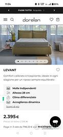 Materasso Dorelan levant matrimoniale.