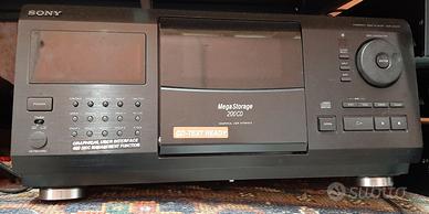 CD STORAGE SONY 200 CD CDP-CX270 VINTAGE