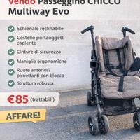 Passeggino Chicco Multiway Evo