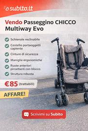 Passeggino Chicco Multiway Evo