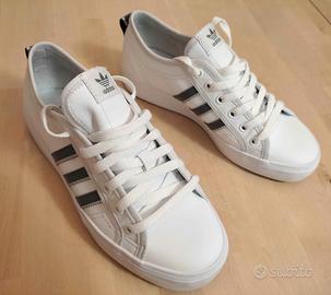 Adidas scarpe outlet bianche alte