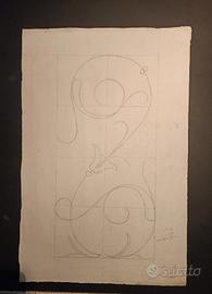 progetto vetrata liberty fine 800