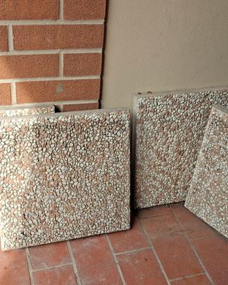 Piastrelle in cemento per giardino