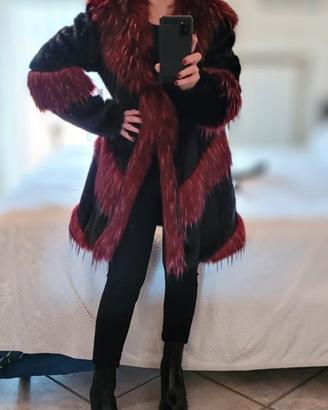 Giacca in pelliccia ecologica