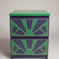 Comodino IKEA "Art Déco Tropical "